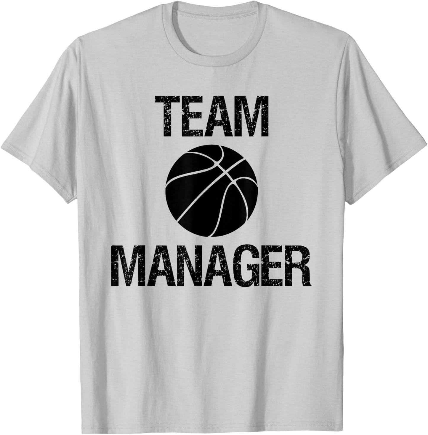 Basketball Team Equipment Manager T-Shirt - T-Shirt | Ash