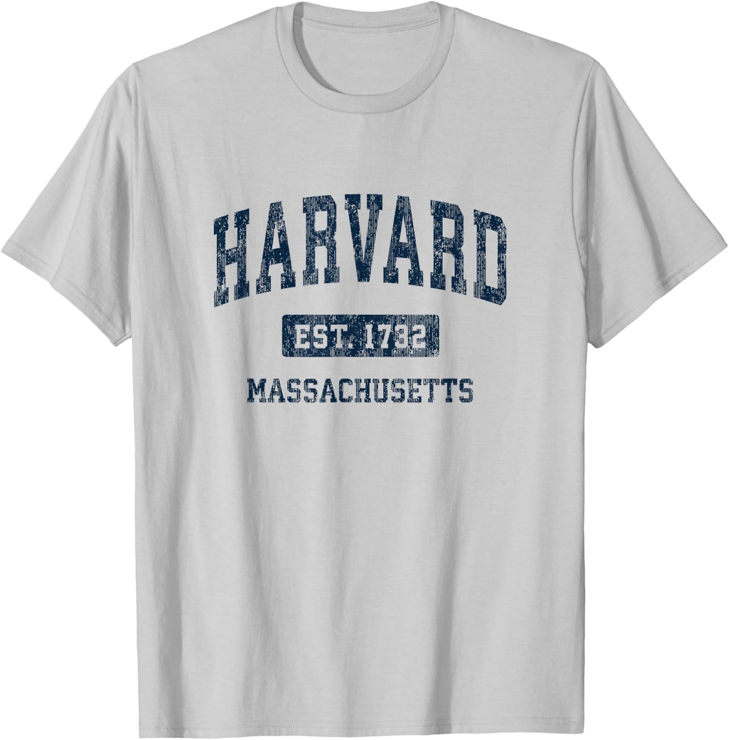 Harvard Massachusetts MA Sports Design Vintage , gray T-Shirt - T-Shirt | Ash