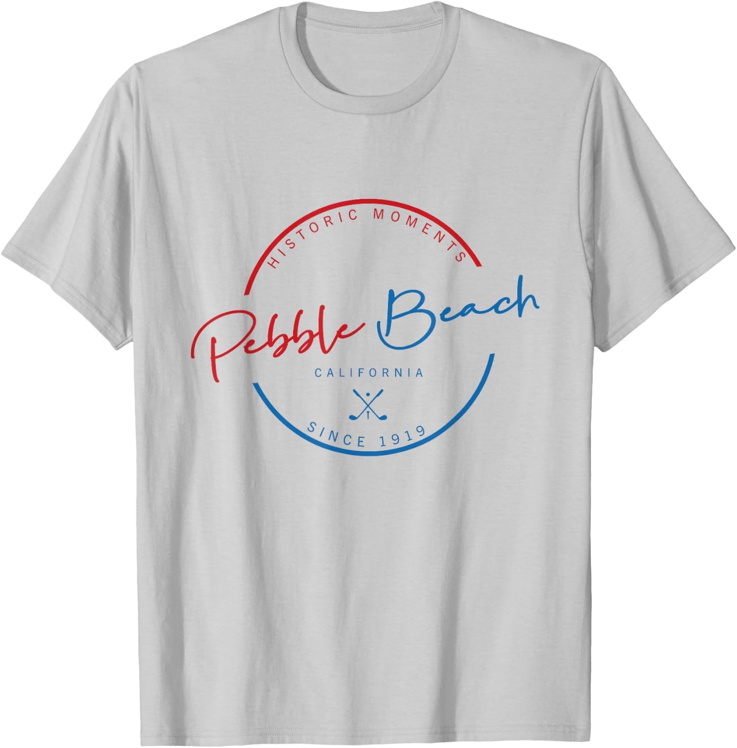 Pebble Beach Golf T-Shirt - T-Shirt | Ash