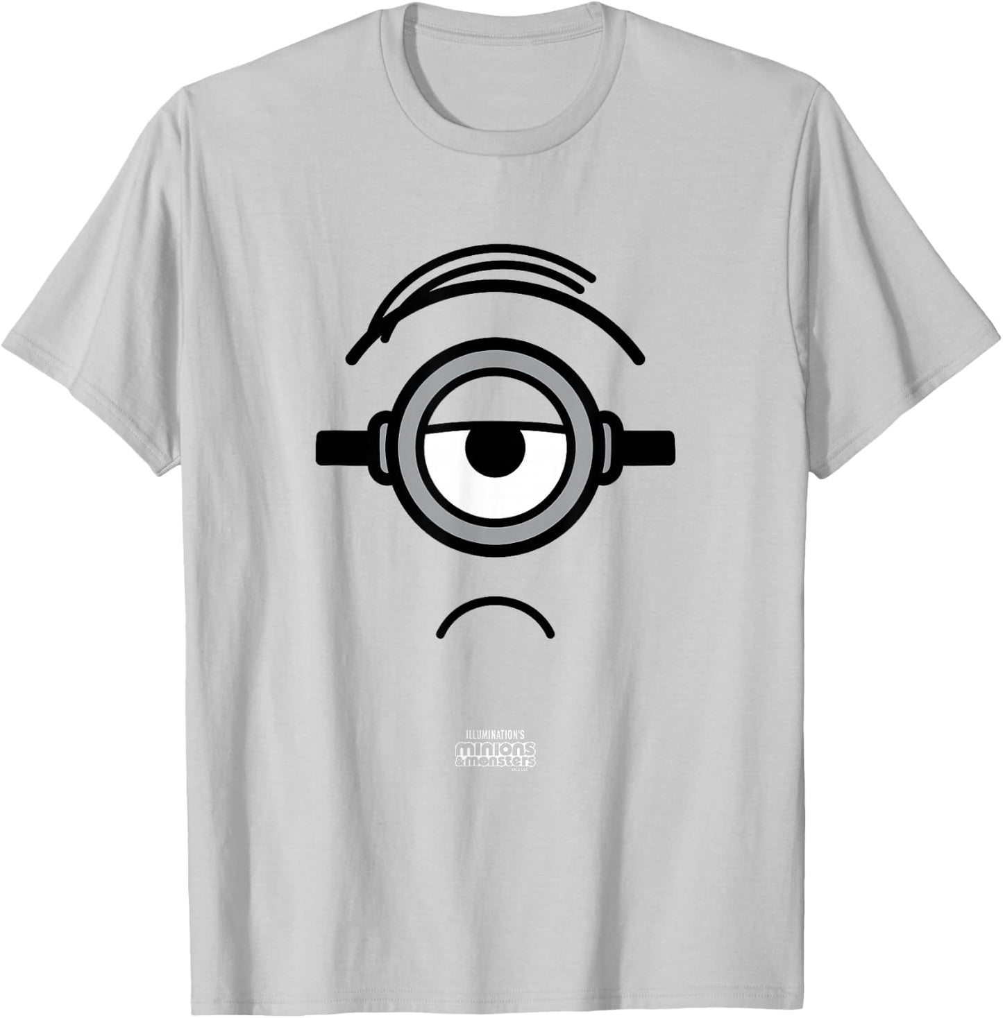Minions Dick Big Face Costume Graphic T-Shirt - T-Shirt | Ash