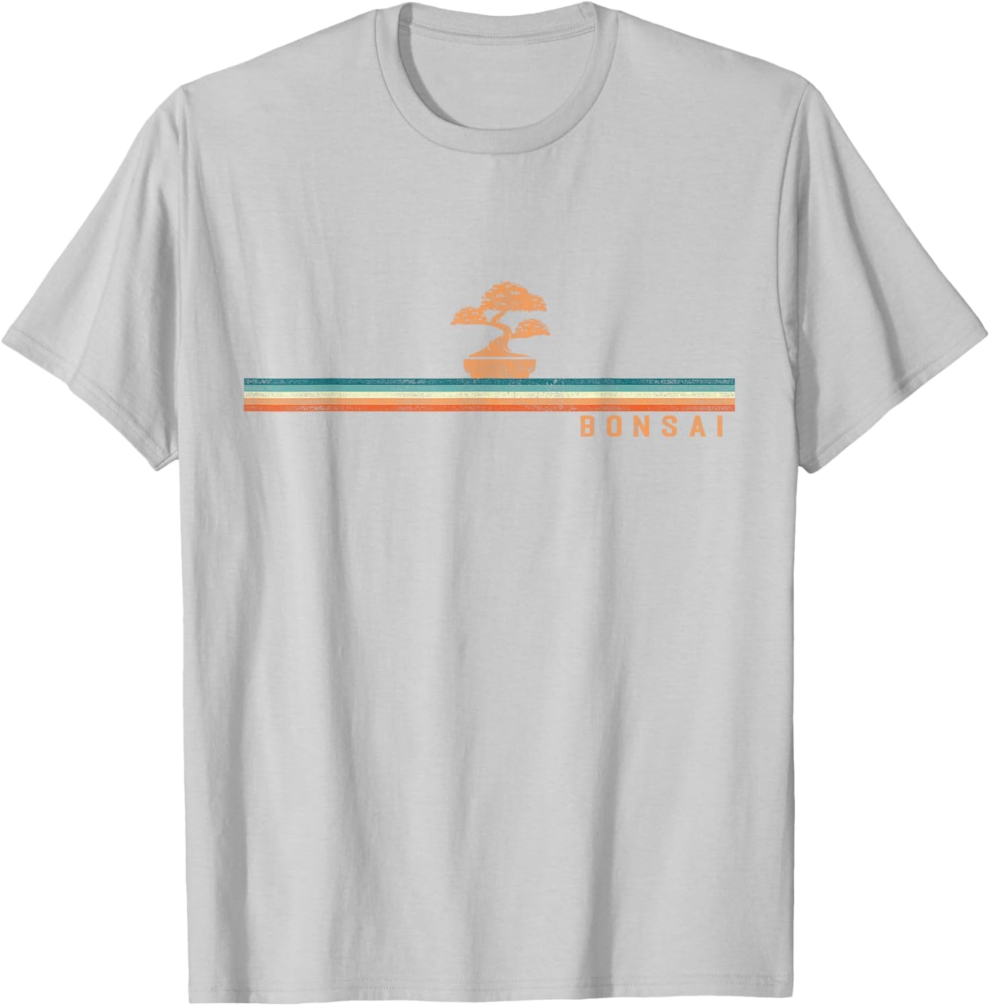Bonsai Tree Retro Bonsai T-Shirt - T-Shirt | Ash