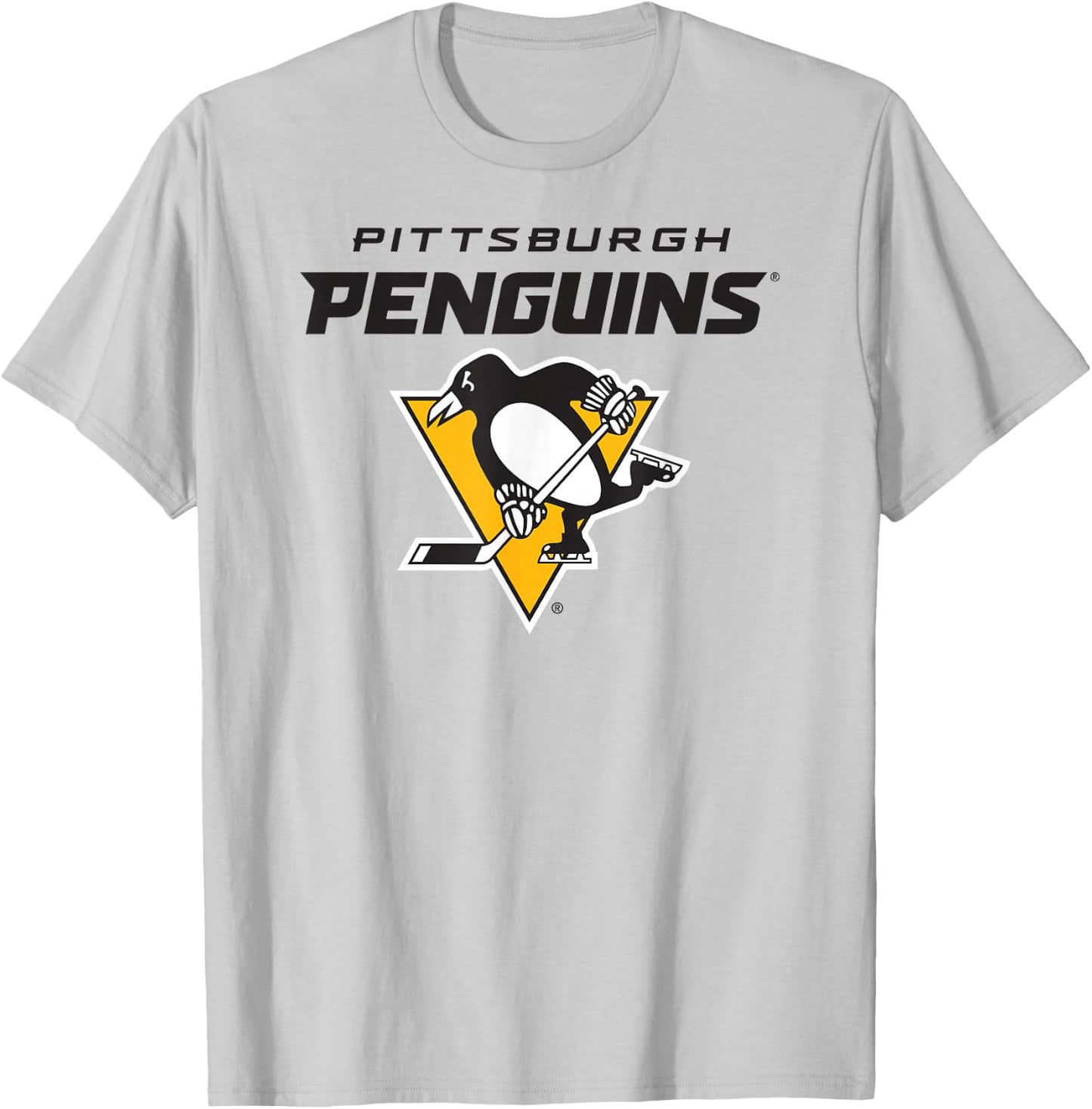 Pittsburgh Penguins Power Play Gray Officially Licensed T-Shirt - T-Shirt | Ash