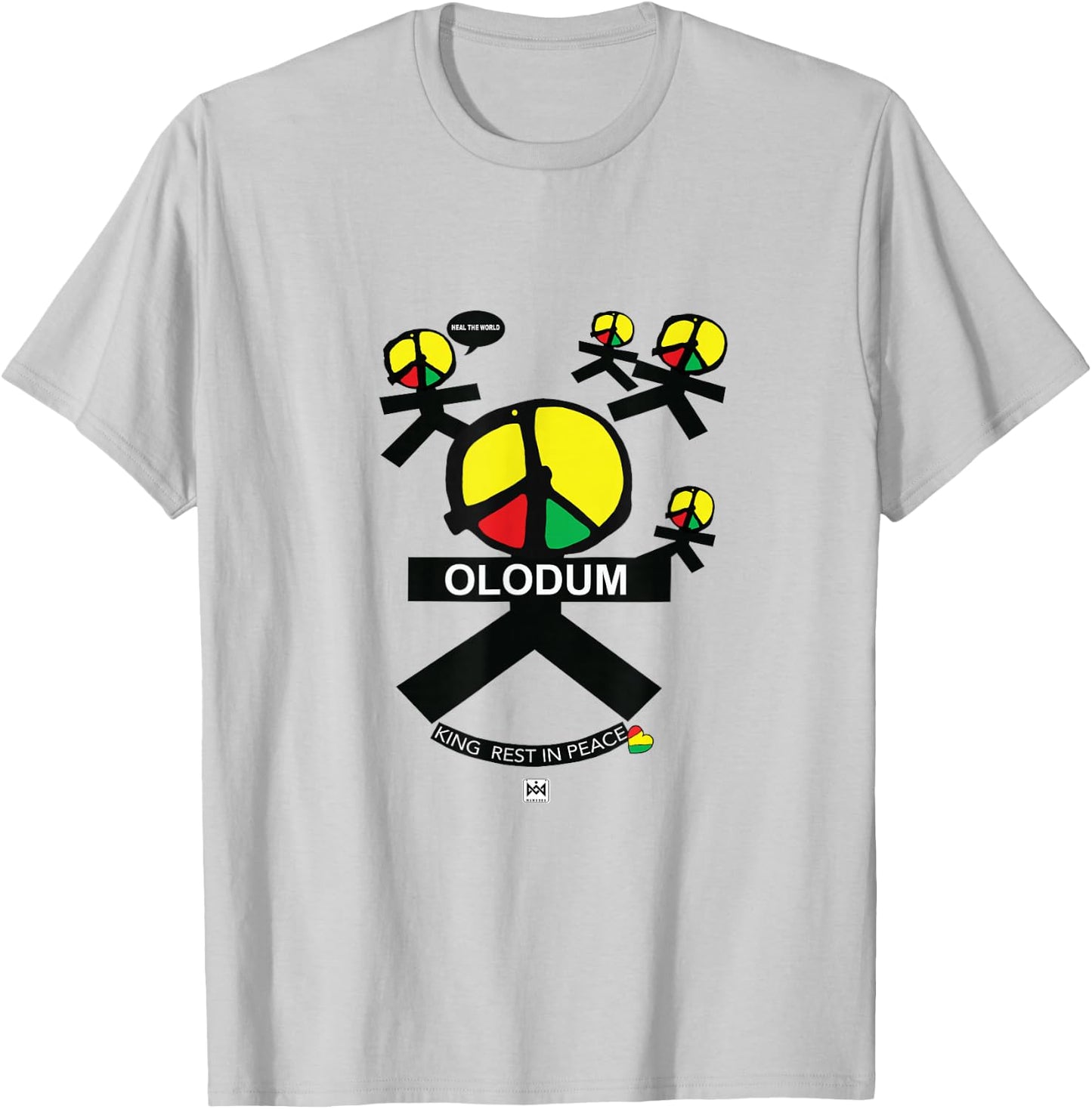 OLODUM , White T-Shirt - T-Shirt | Ash