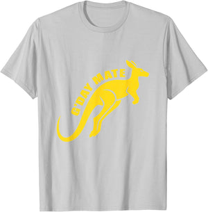 Vintage Kangaroo Australia Shirt, G'day Mate , Australia Day T-Shirt - T-Shirt | Ash