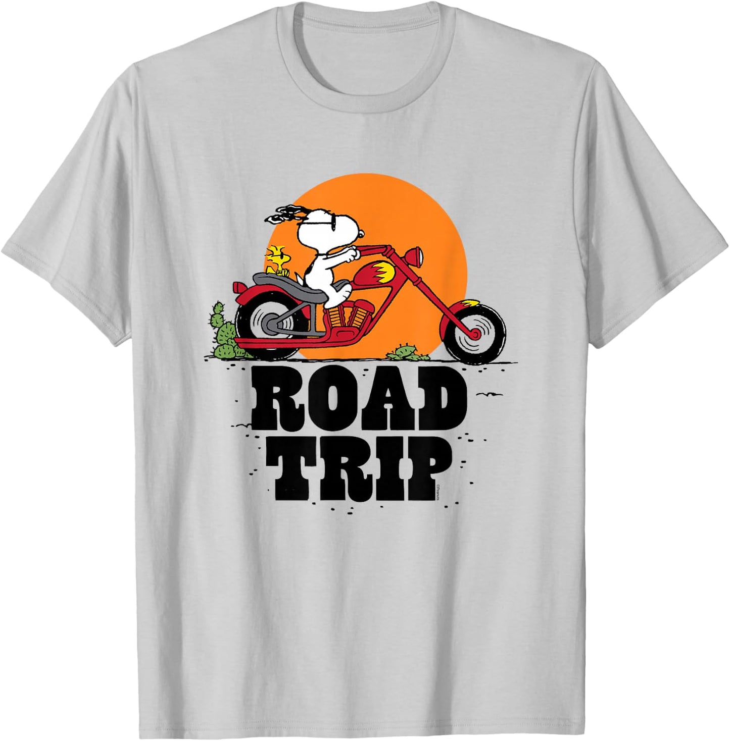 Peanuts Snoopy Road Trip , blue T-Shirt - T-Shirt | Ash