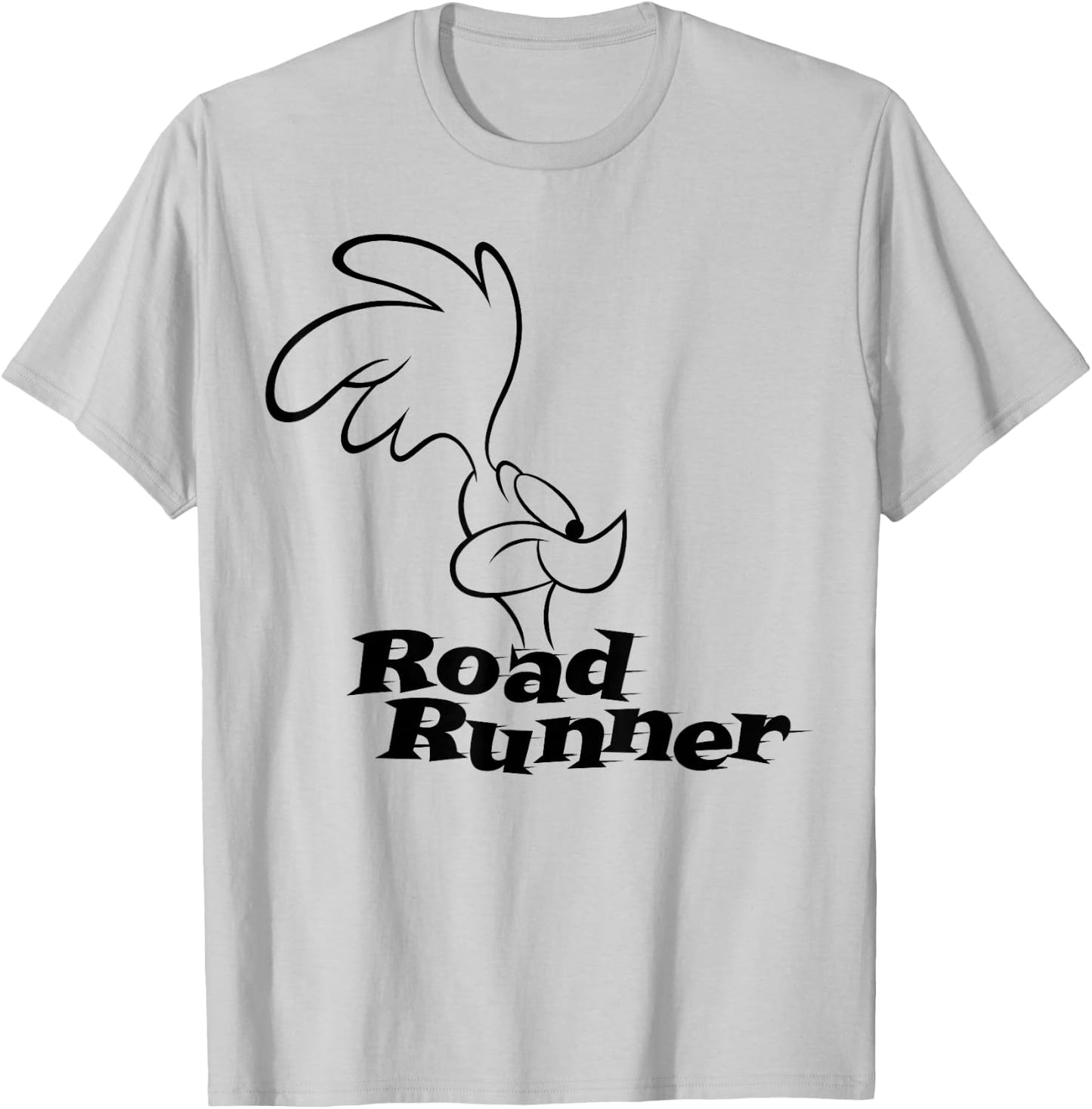 Road Runner Logo Profile T-Shirt - T-Shirt | Ash