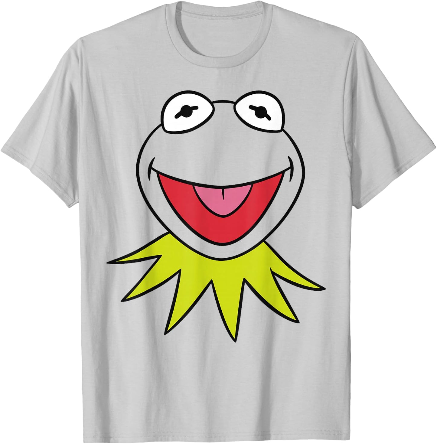 Disney The Muppets Kermit Big Face Vintage Portrait T-Shirt - T-Shirt | Ash