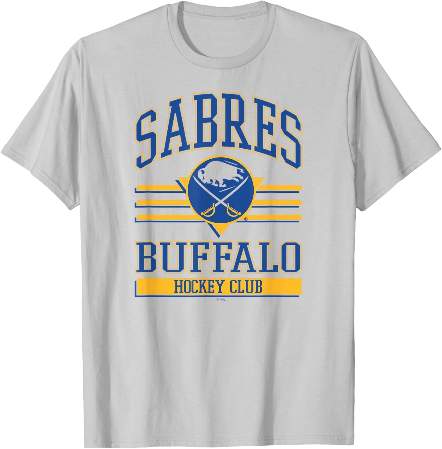 Buffalo Sabres Hockey Club White Officially Licensed T-Shirt - T-Shirt | Ash