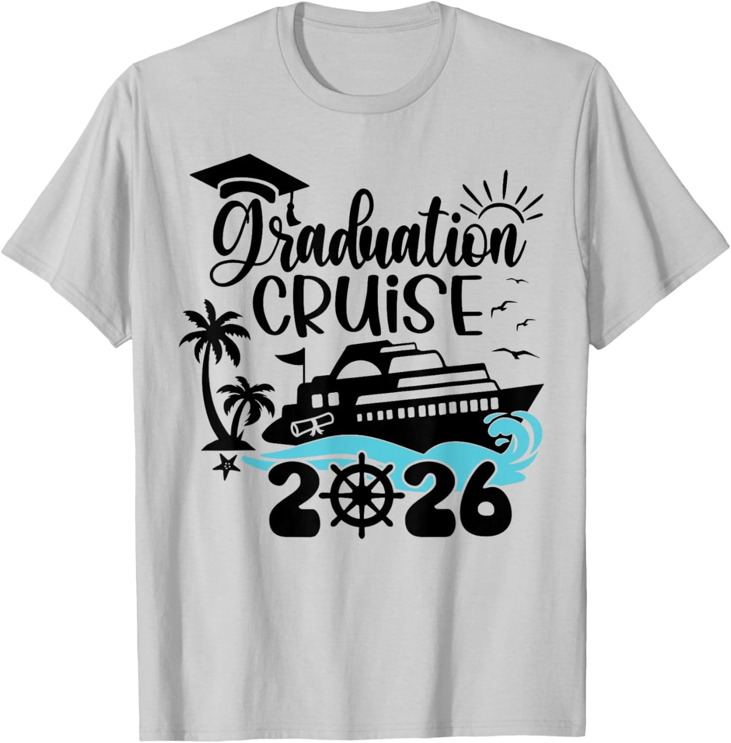 Grad Vacay T-Shirt - T-Shirt | Ash