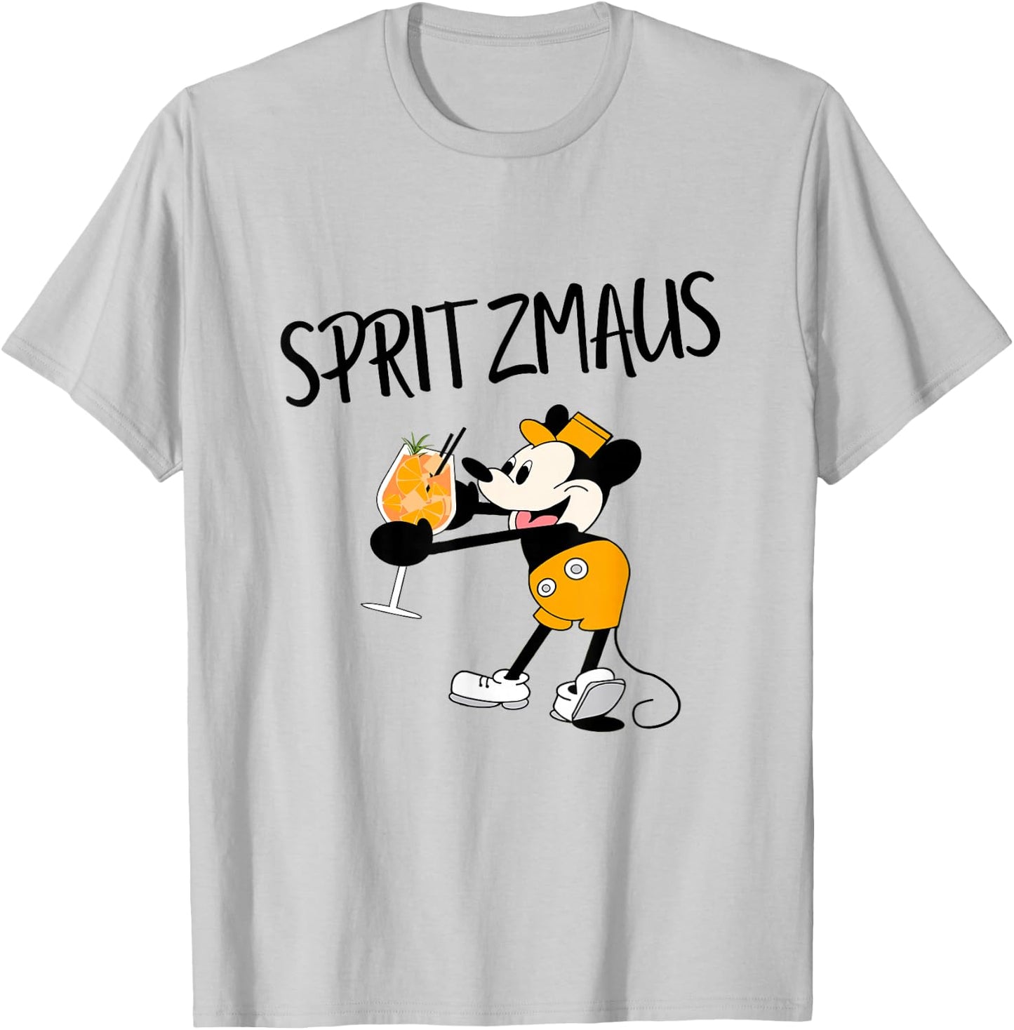 Spritzmaus | Holy Spritz Spritzy Mäuschen Mouse Aperölchen T-Shirt - T-Shirt | Ash