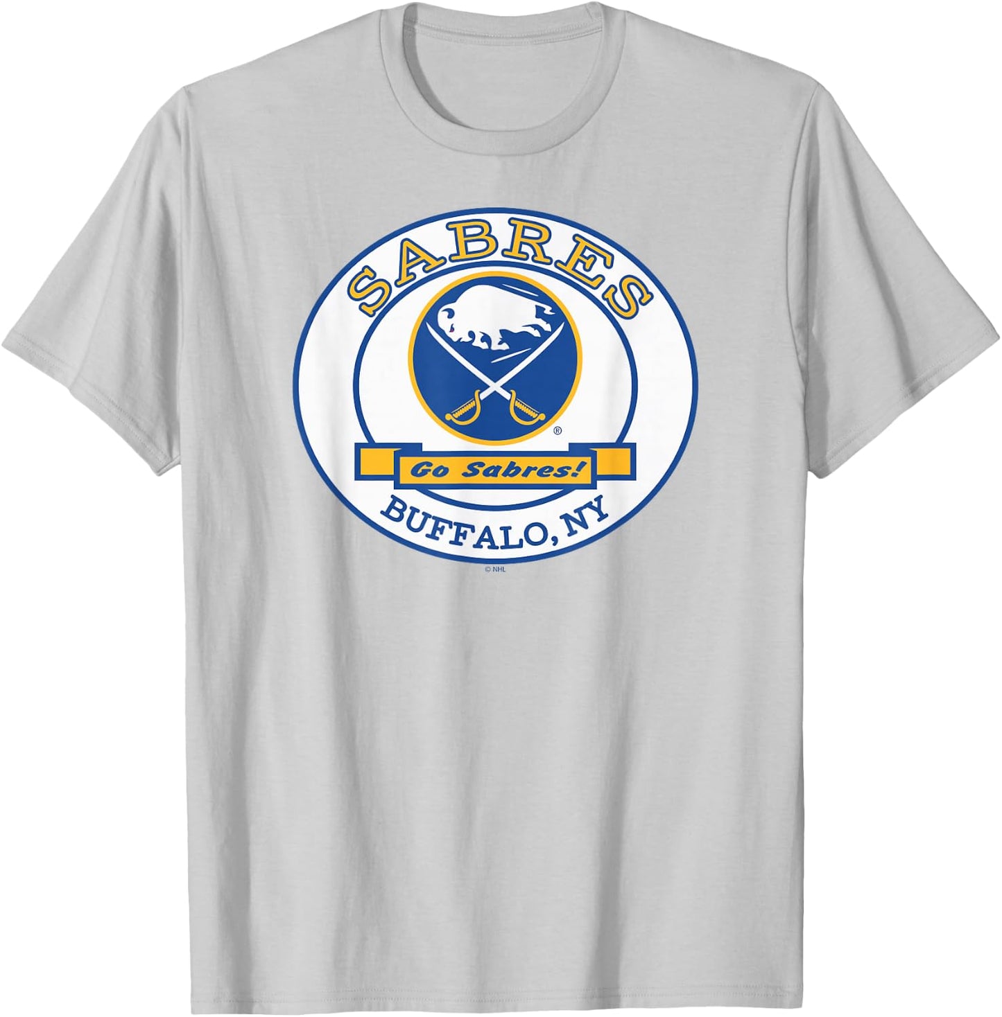 Buffalo Sabres Go Gray Officially Licensed T-Shirt - T-Shirt | Ash