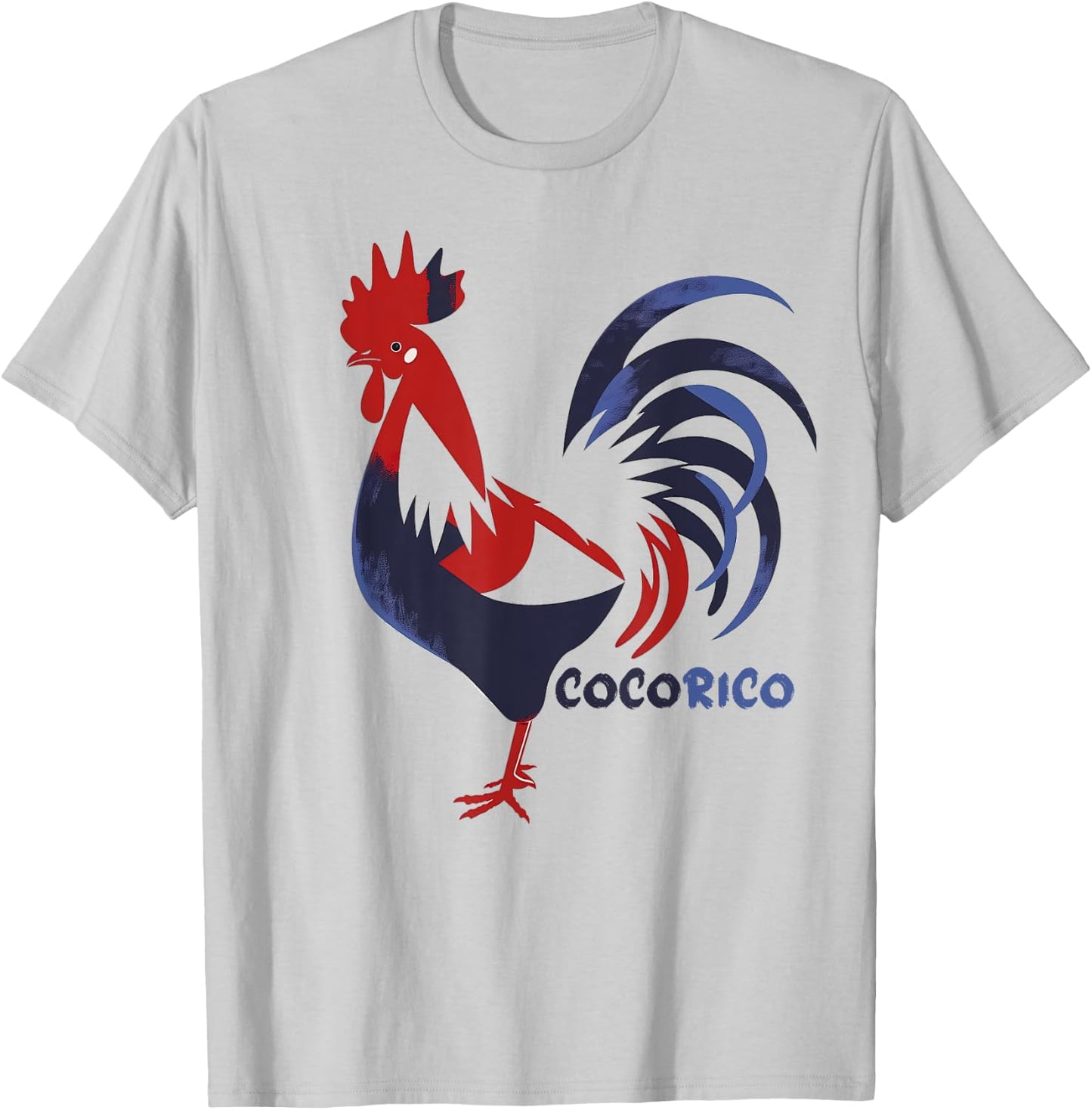 Cocorico Coq Symbol French Patriot Pride France T-Shirt - T-Shirt | Ash