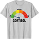 Niedriger Cortisolspiegel Meme T-Shirt - T-Shirt | Ash