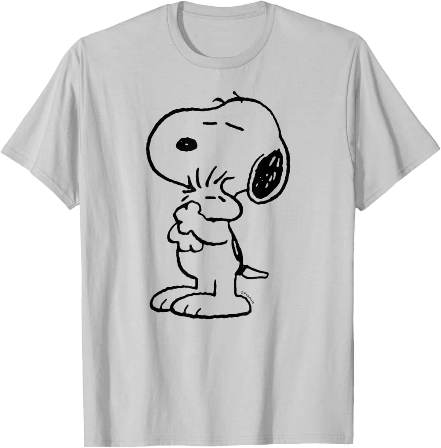 Peanuts Snoopy Loves Woodstock , blue T-Shirt - T-Shirt | Ash