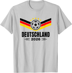 Sports Shirt für Jungen Männer Deutschland 2026 Deutschland T-Shirt - T-Shirt | Ash