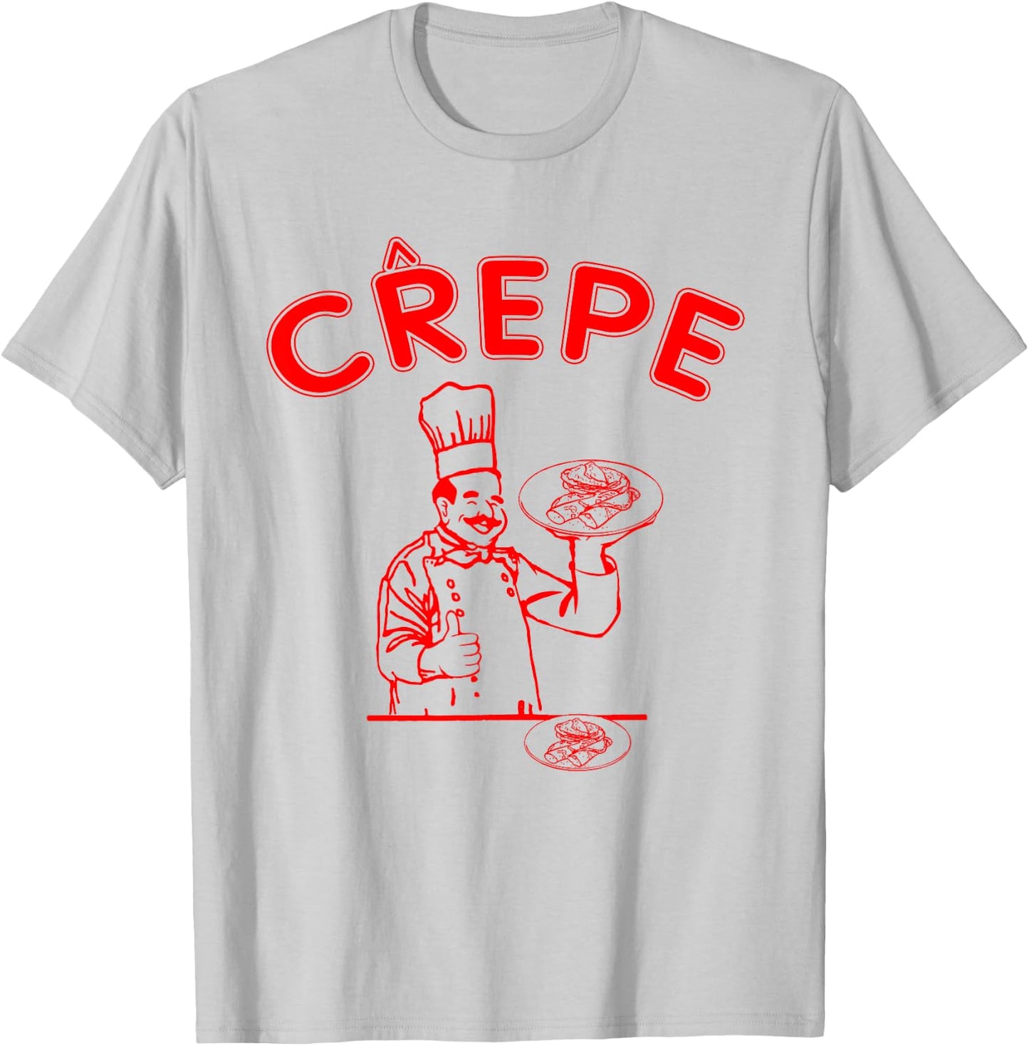 Crepe Crêpes lustig T-Shirt - T-Shirt | Ash