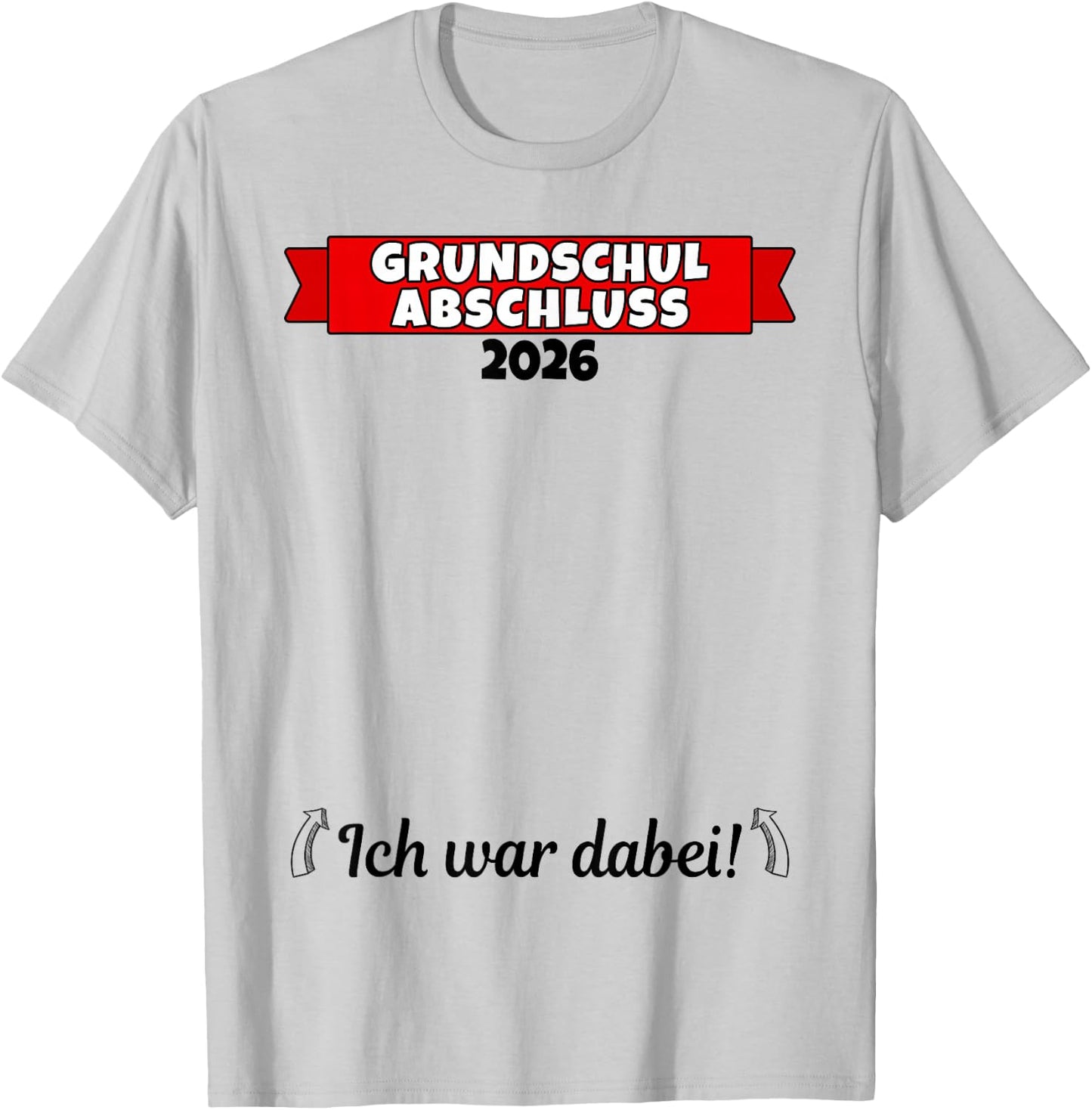 Grundschule Abschluss, Grundschulabschluss 2026 Gästebuch T-Shirt - T-Shirt | Ash