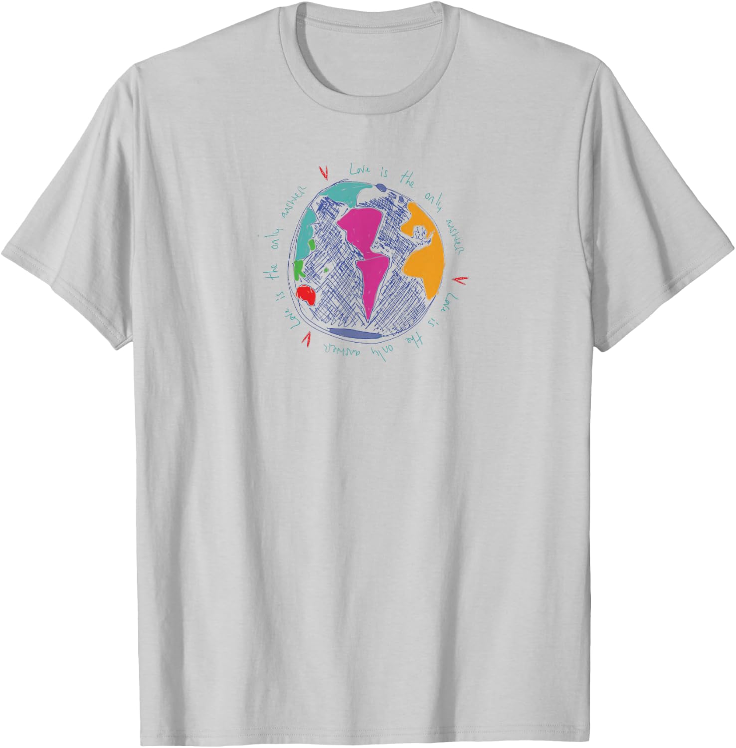Coldplay Love is the Only Answer Amazon Exclusive , White T-Shirt - T-Shirt | Ash