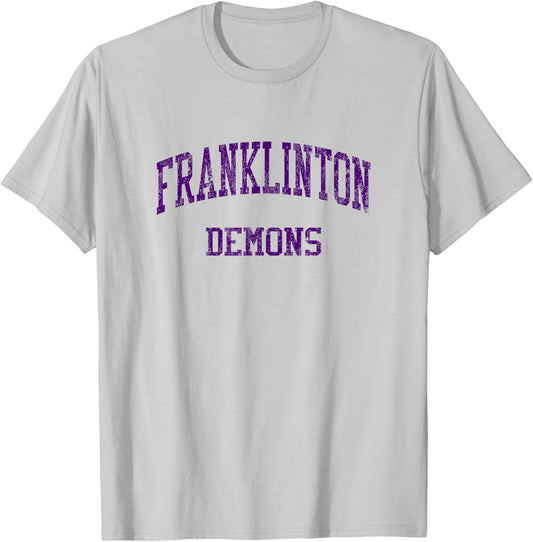 Franklinton High School HS Franklinton LA Vintage Sports T-Shirt - T-Shirt | Ash