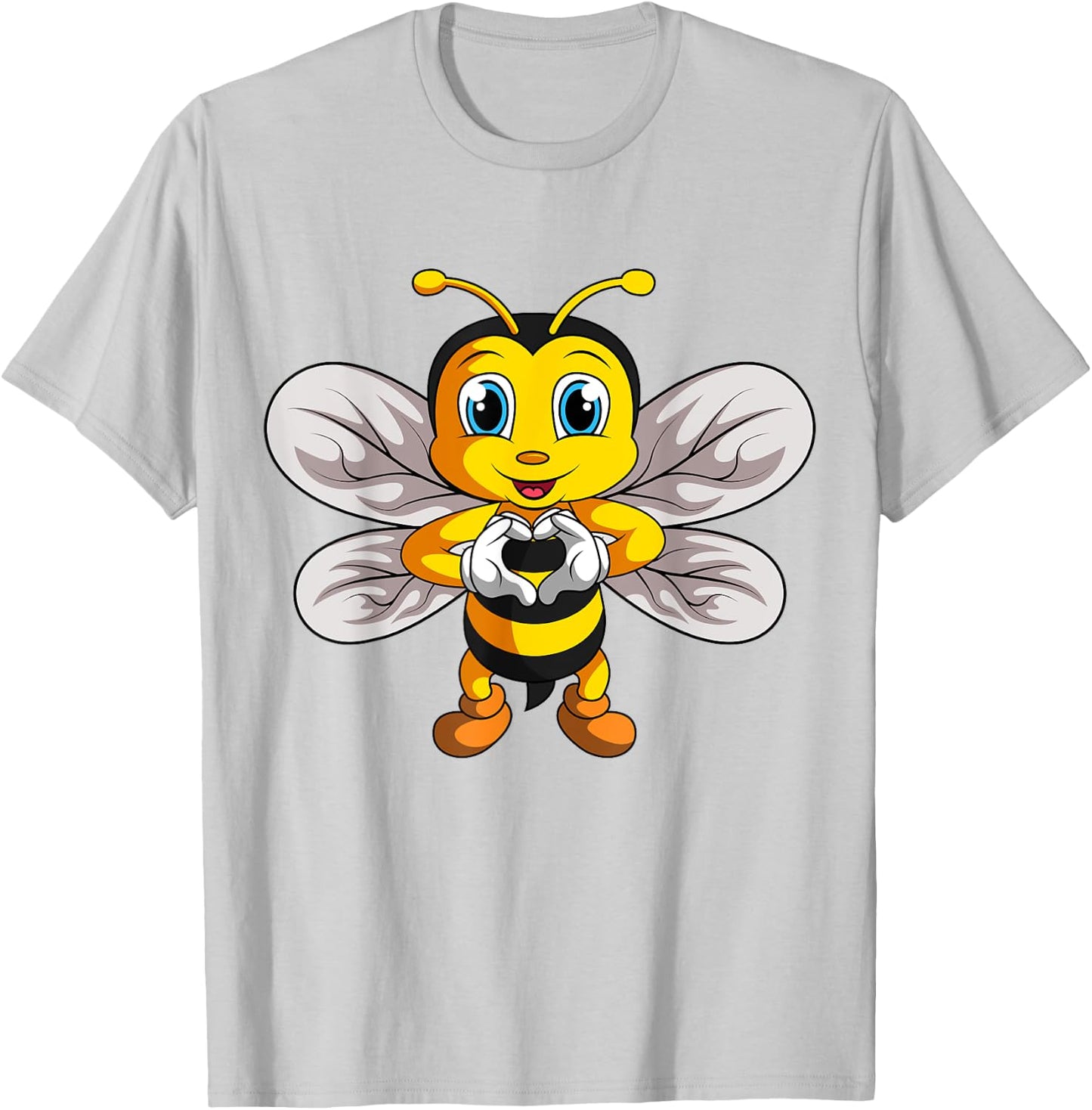 Bee Bumble Bee Kids Girls Boys T-Shirt - T-Shirt | Ash