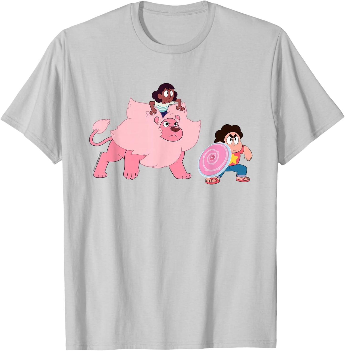 Steven Universe Connie, Lion and Steven T-Shirt - T-Shirt | Ash