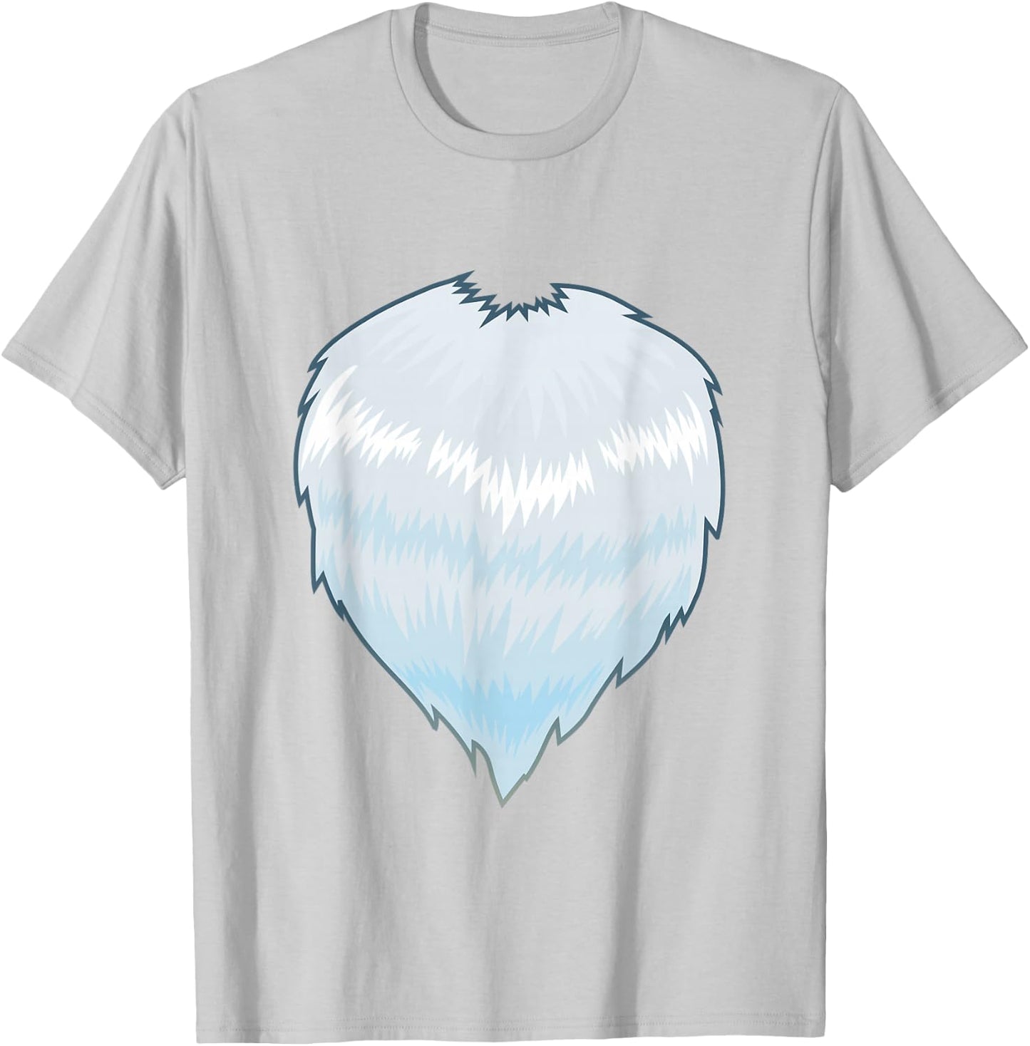 Fox Costume Furry Body Chest Cosplay Easy Halloween T-Shirt - T-Shirt | Ash