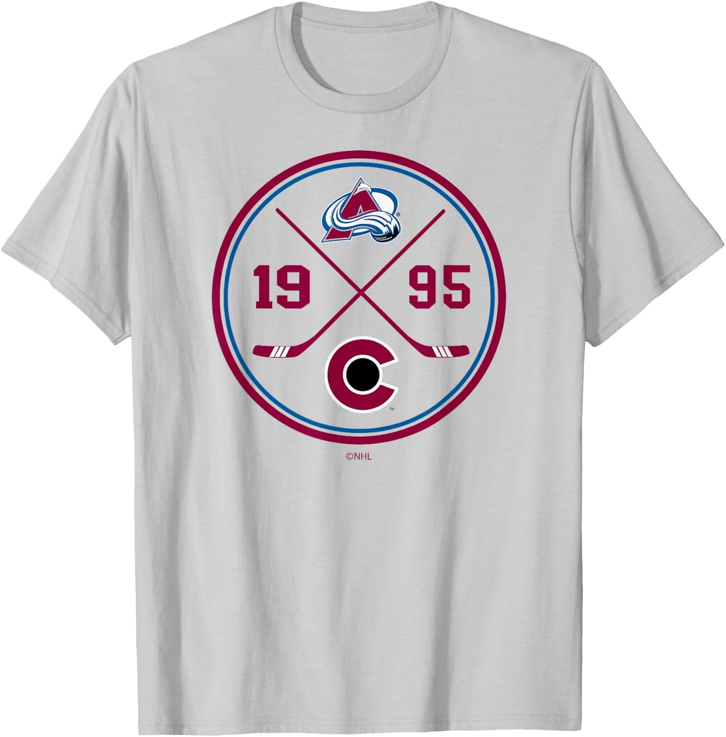Colorado Avalanche Prize Gray Officially Licensed T-Shirt - T-Shirt | Ash