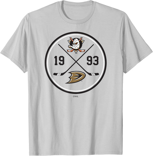 Anaheim Ducks Prize Orange Officially Licensed T-Shirt - T-Shirt | Ash