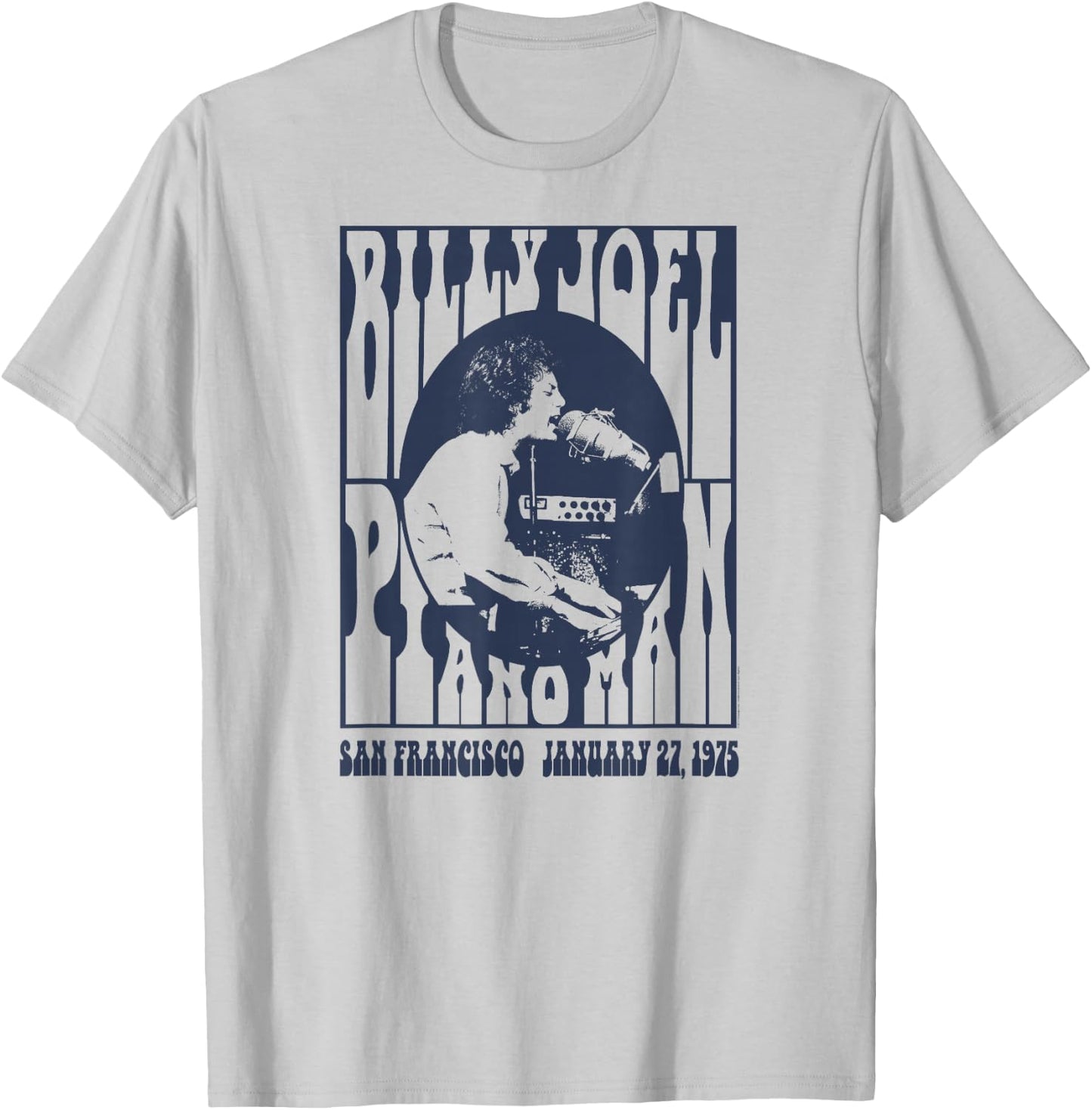Billy Joel - Piano Man, 1975 T-Shirt - T-Shirt | Ash