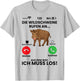 Die Wildschweine Rufen An Spruch Geschenk für Jäger Lustiger T-Shirt - T-Shirt | Ash