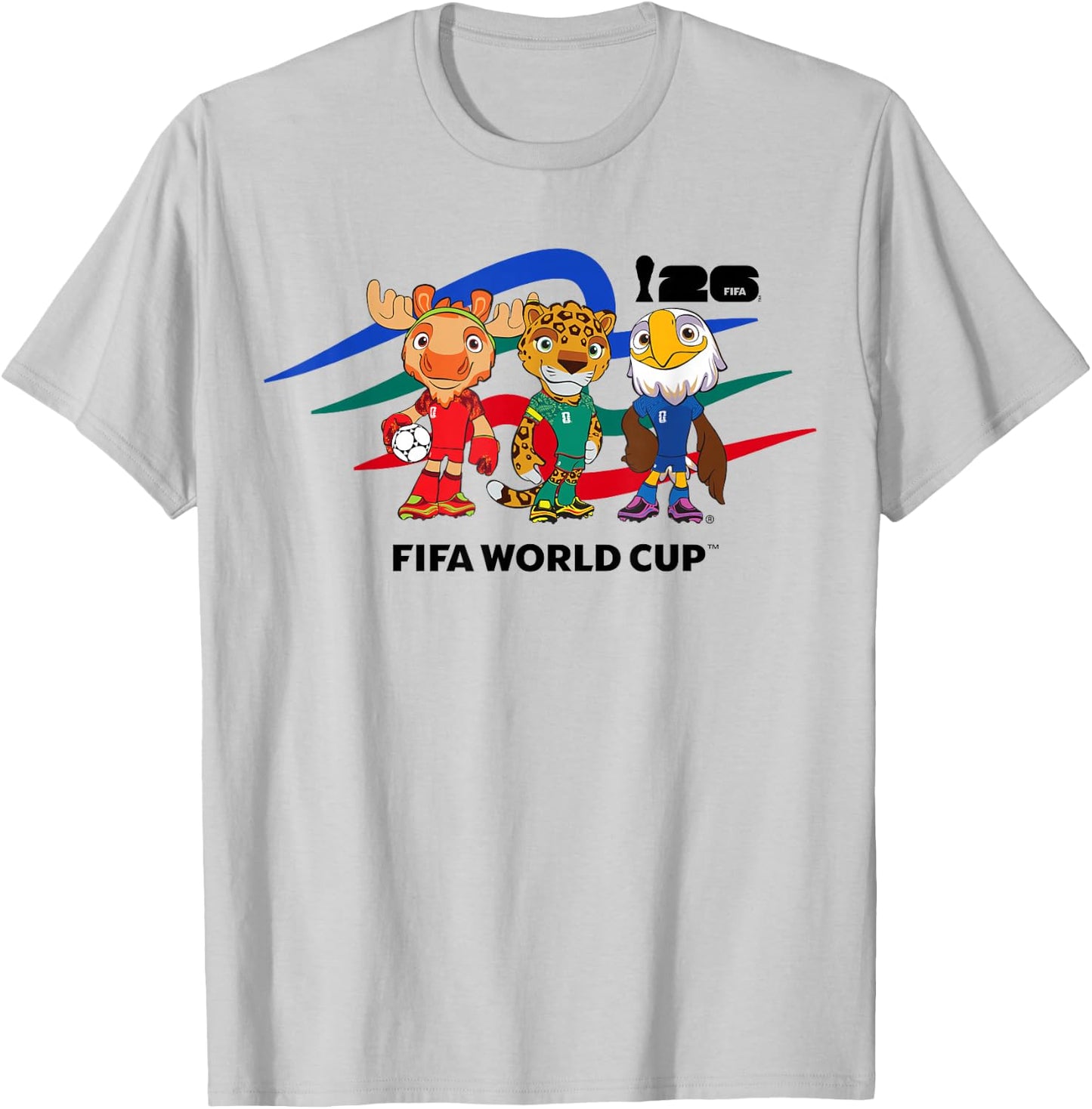 FIFA World CUP26 Host Country Maskottchen T-Shirt - T-Shirt | Ash