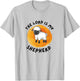 Psalm 23 For Kids Cute Sheep The Lord Is My Shepherd Bible T-Shirt - T-Shirt | Ash
