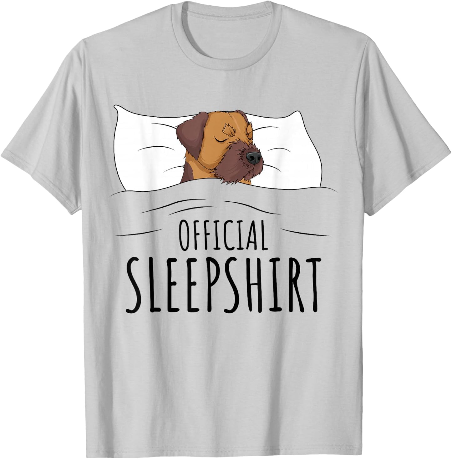 Border Terrier Official Sleepshirt T-Shirt - T-Shirt | Ash