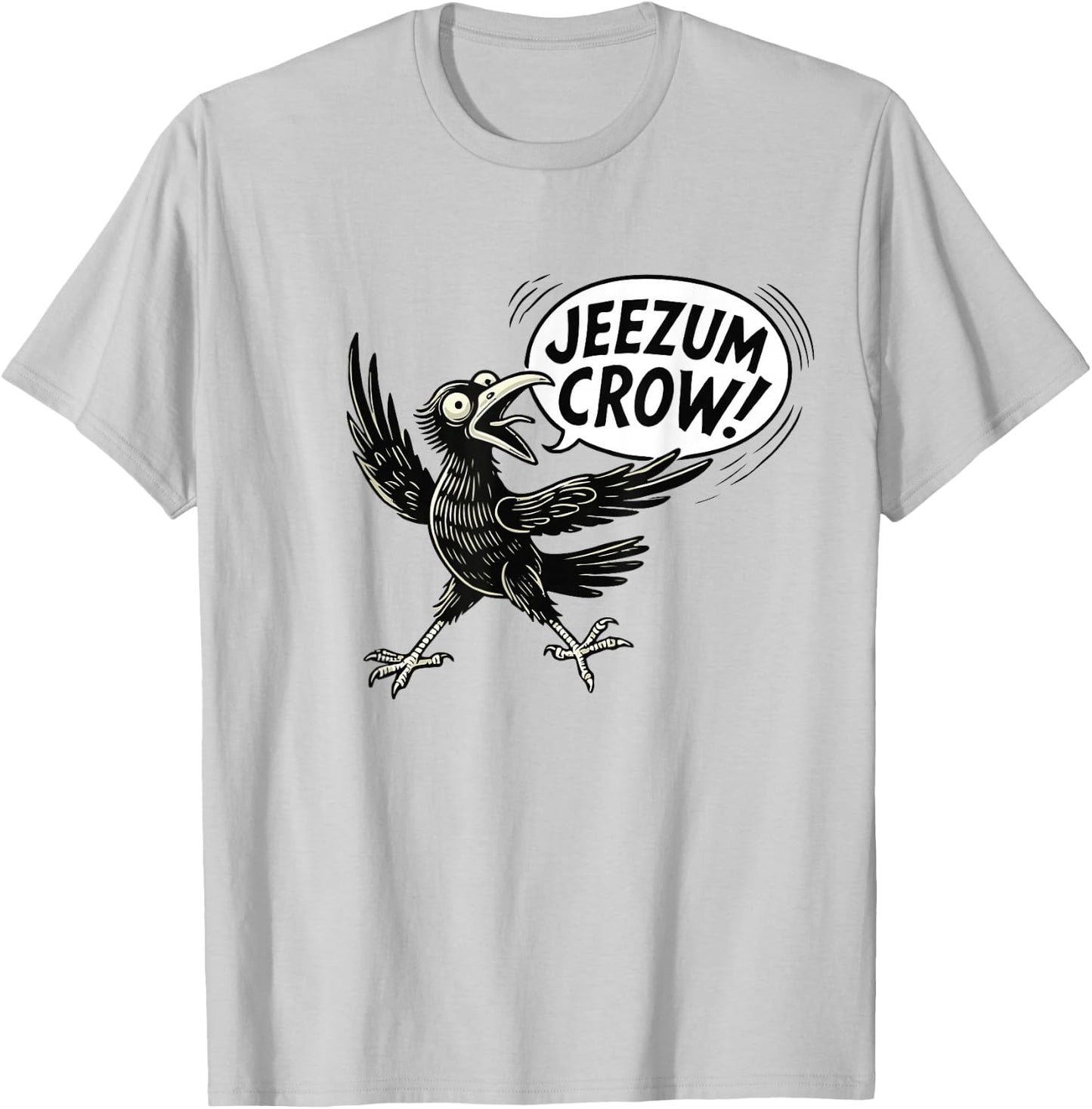 Jesus Crow, Vermont T-Shirt - T-Shirt | Ash