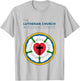 The LCMS Rose Seal Logo of the Lutheran Church in Missouri T-Shirt - T-Shirt | Ash