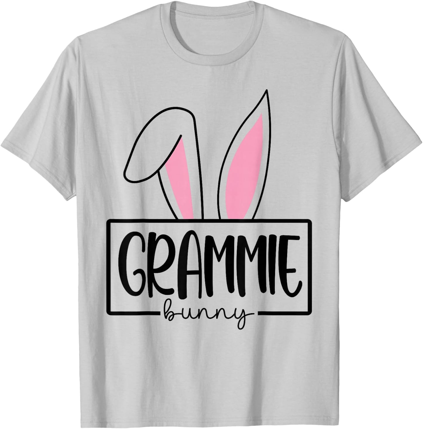 Funny Grammie Bunny Happy Easter Family Matching T-Shirt - T-Shirt | Ash