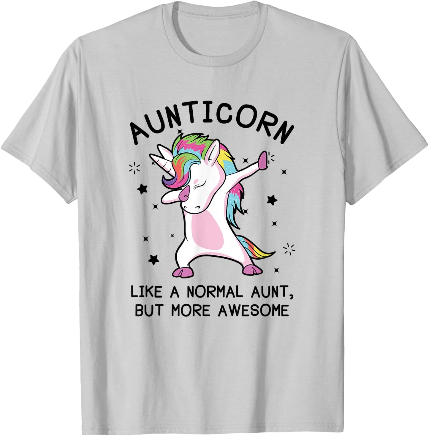 Aunt Unicorn Shirts, Aunticorn Awesome Unicorn Aunt T-Shirt - T-Shirt | Ash