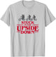 Stranger Things Stuck In The Upside Down Red Letter Logo T-Shirt - T-Shirt | Ash