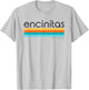 Vintage Encinitas California CA Retro Design T-Shirt - T-Shirt | Ash