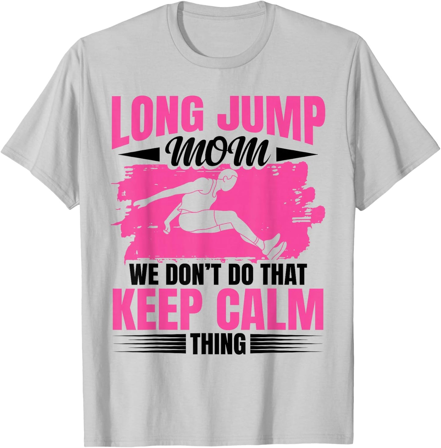 Long Jumper Spikes Track and Field Shoes Long Jump Athlete T-Shirt - T-Shirt | Ash