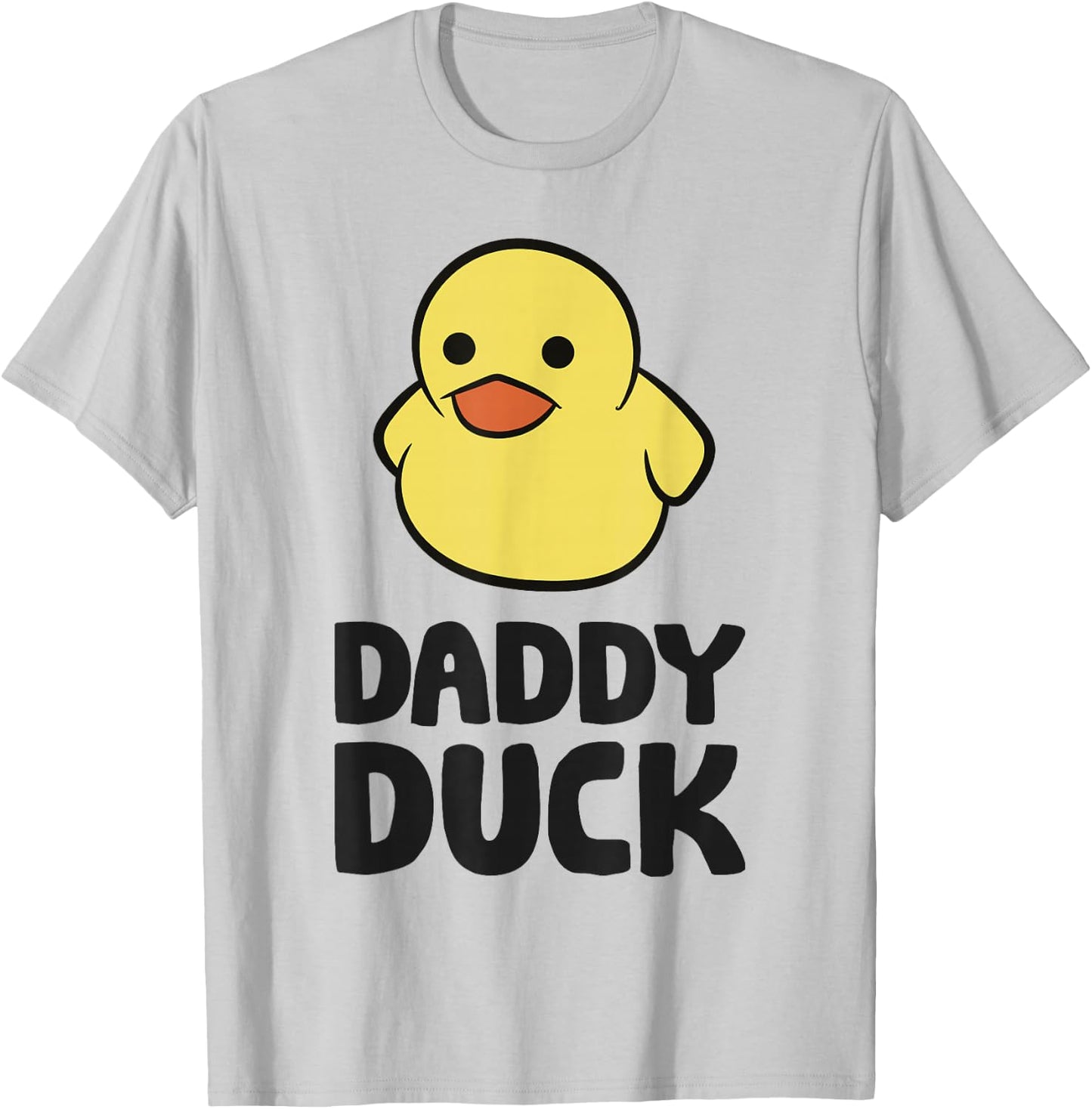 Daddy Duck Rubber Duck Dad T-Shirt - T-Shirt | Ash