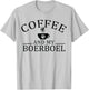 Boerboel Dog And Coffee T-Shirt - T-Shirt | Ash