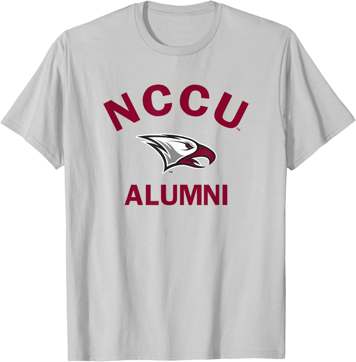 North Carolina Central NCCU Eagle Arched Alumni T-Shirt - T-Shirt | Ash