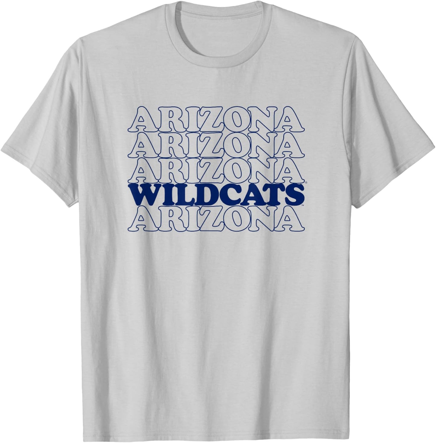 University of Arizona Wildcats Stacked Spirit T-Shirt - T-Shirt | Ash