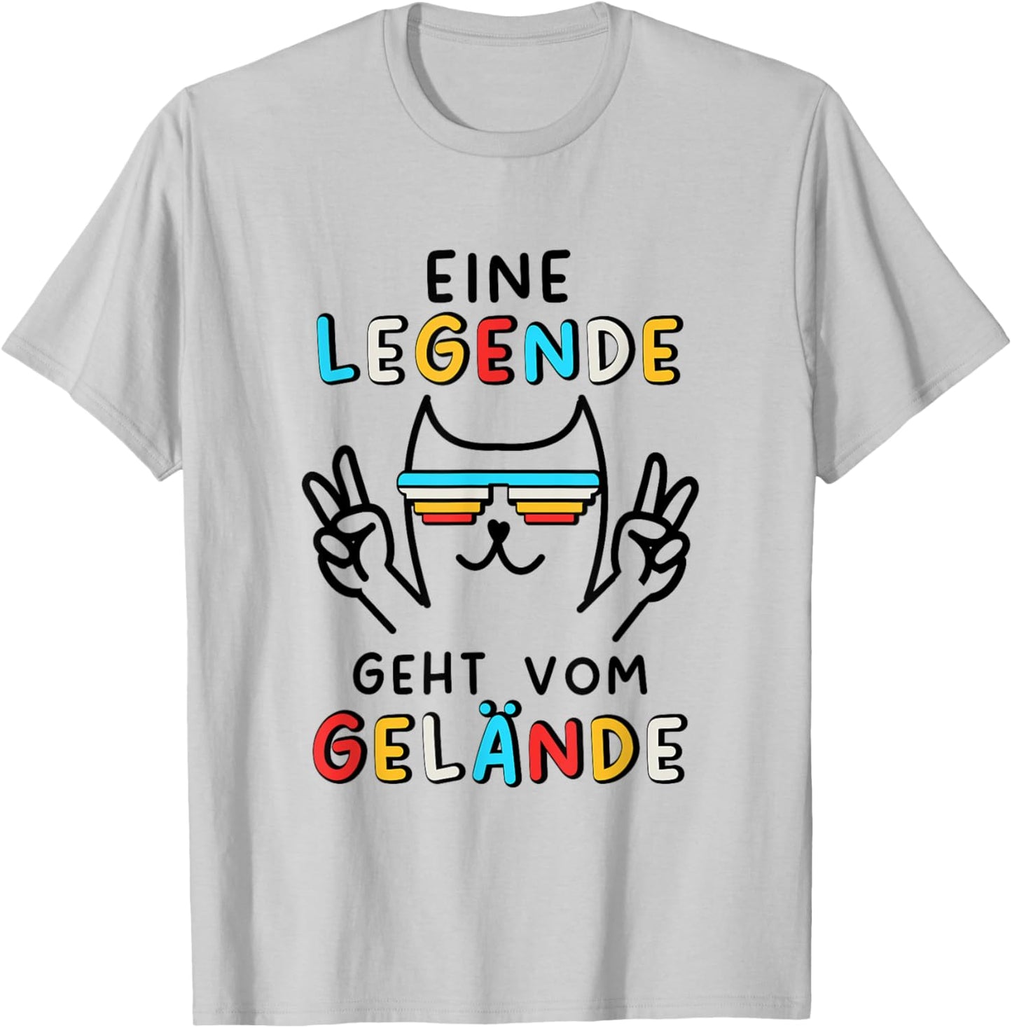 Eine Legende Geht Vom Gelände T-Shirt - T-Shirt | Ash