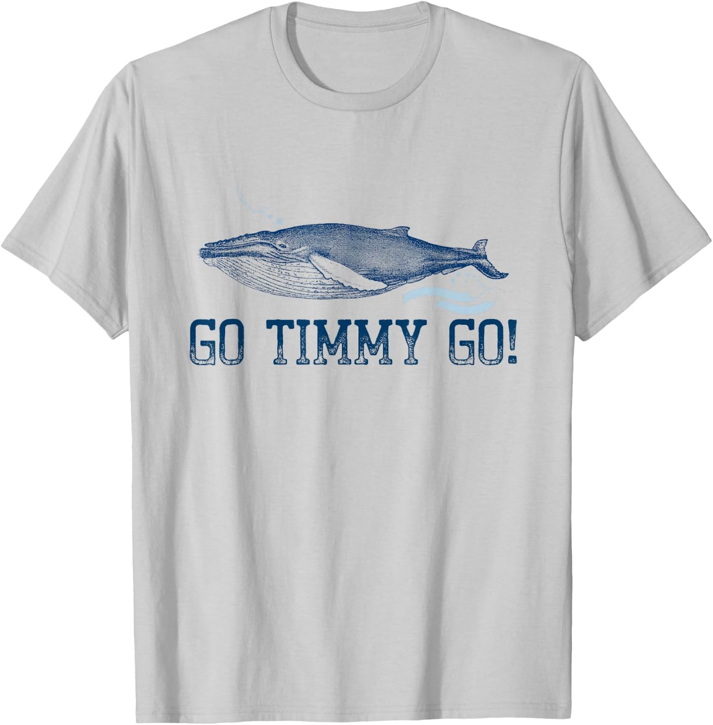 GO Timmy GO! Ostsee Buckelwal T-Shirt - T-Shirt | Ash