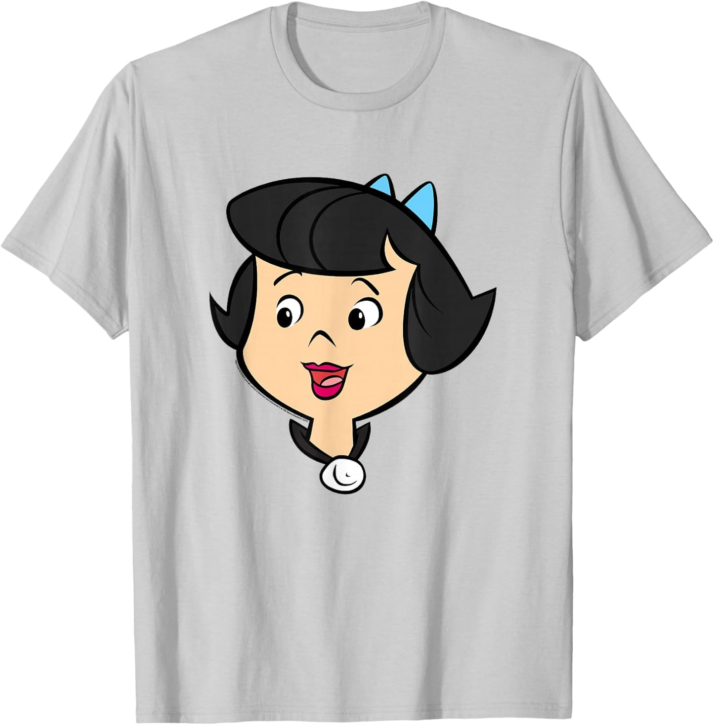 The Flintstones Betty Rubble Big Face T-Shirt - T-Shirt | Ash
