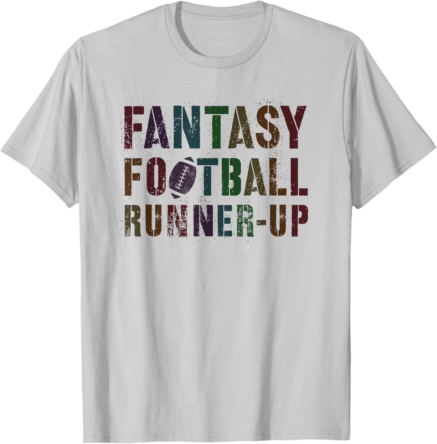 Classic Fantasy Football Runners-Up for Husband, Newcomer, Commish T-Shirt - T-Shirt | Ash