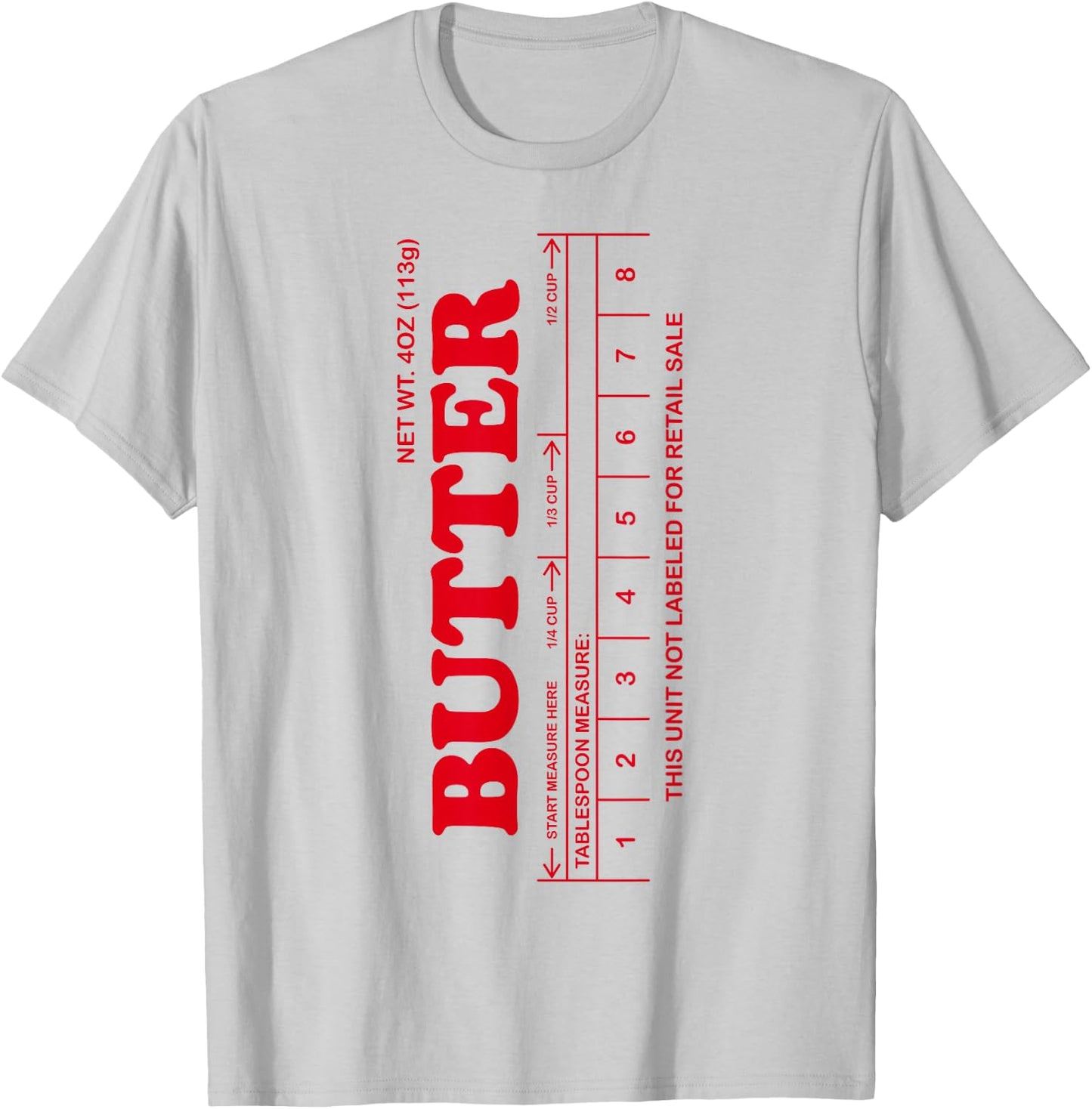 Butter Stick - Red funny T-Shirt - T-Shirt | Ash