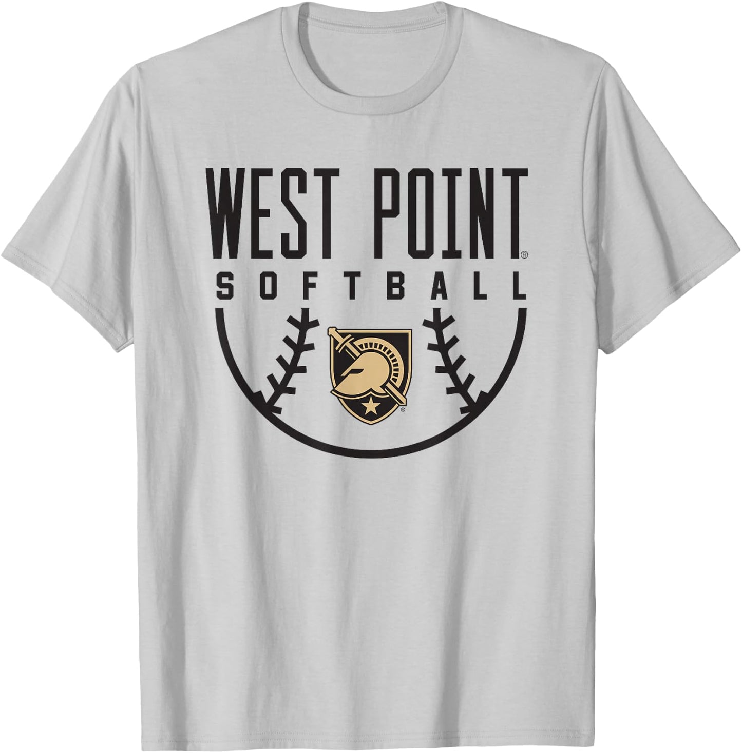 Army West Point Black Knights Softball Arch T-Shirt - T-Shirt | Ash